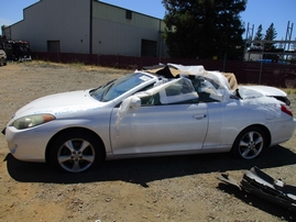 2004 TOYOTA SOLARA SE CONVERTIBLE WHITE 3.3L AT Z16326